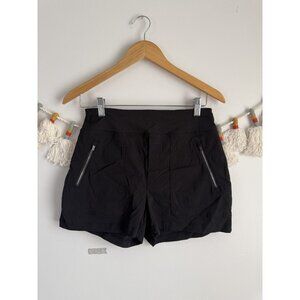 Athleta Trekkie North Mid Rise Black Shorts Hiking Outdoor Running Athletic 2